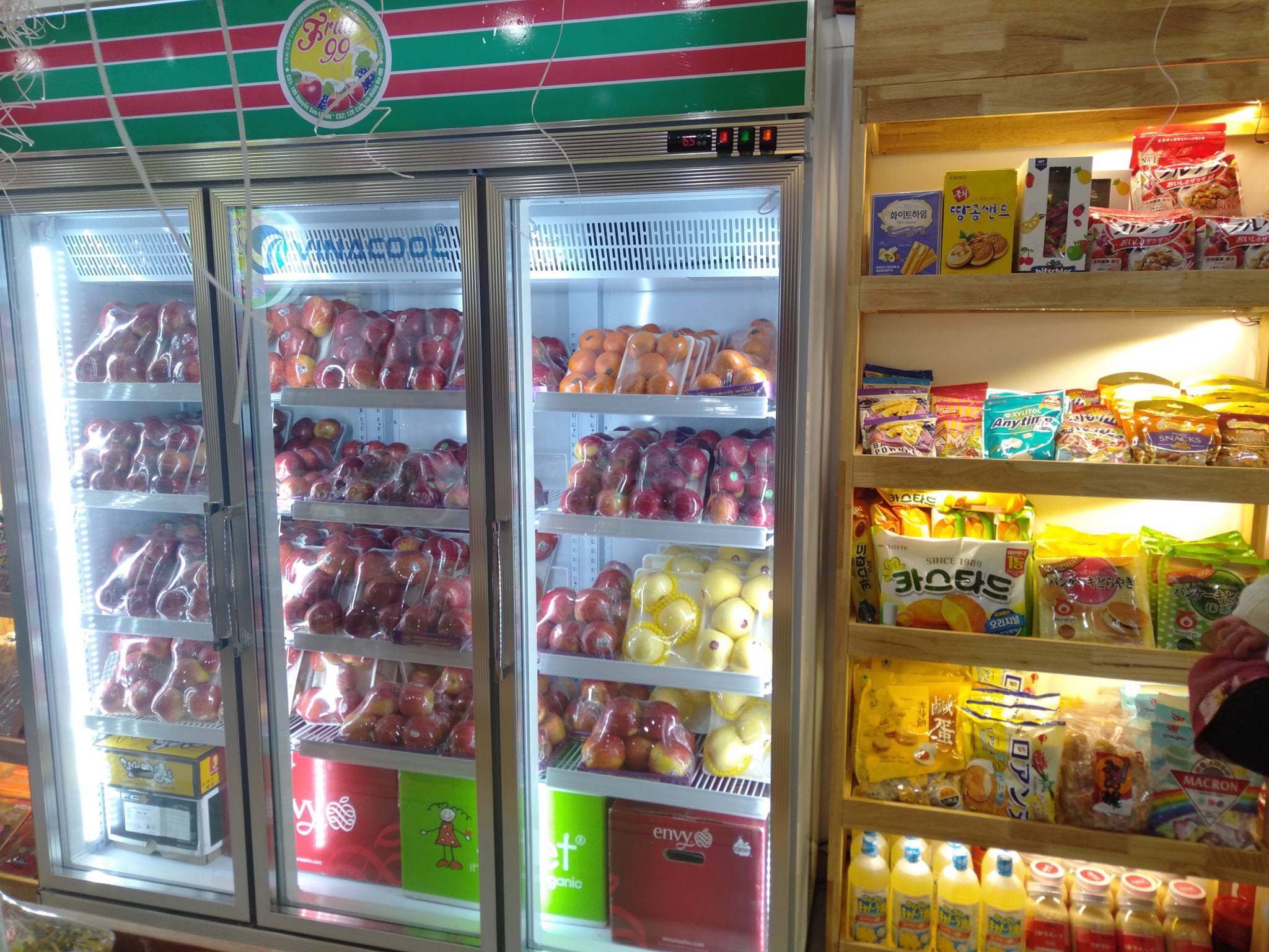 tủ mát 3 buồng bảo quản trái cây