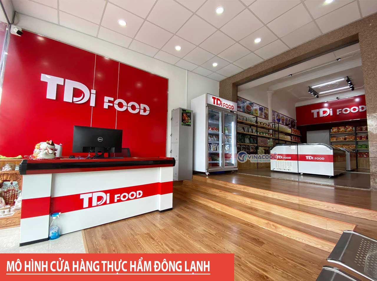Mô hình cửa hàng thực phẩm đông lạnh