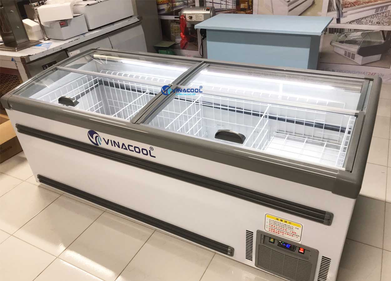 Tủ đông nằm dài 2m1