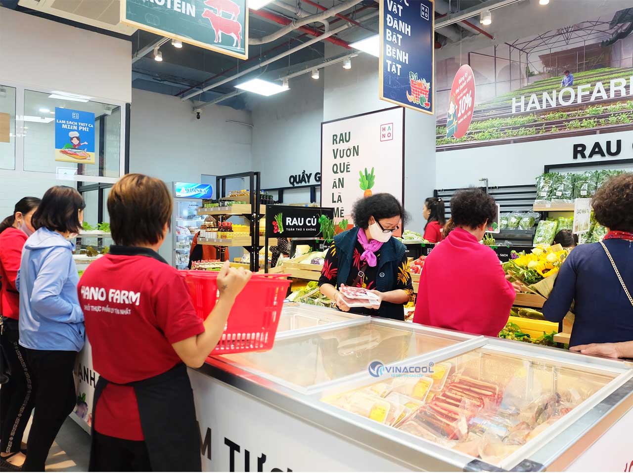 tủ đông kính phẳng