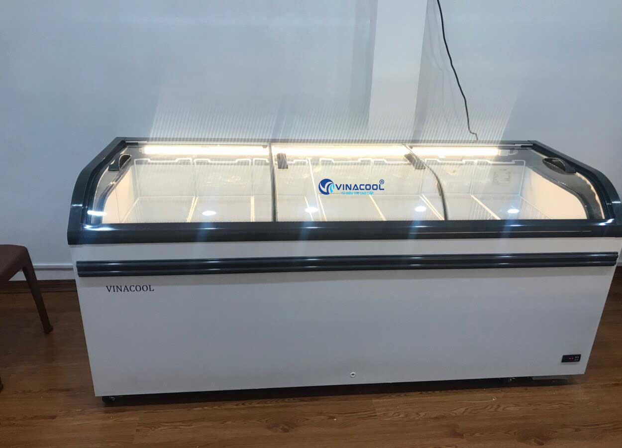 tủ đông siêu thị dài 2m nằm
