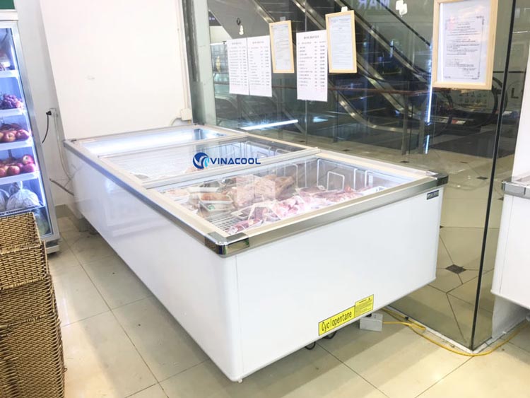 Tủ đông trưng bày thực phẩm vinacool