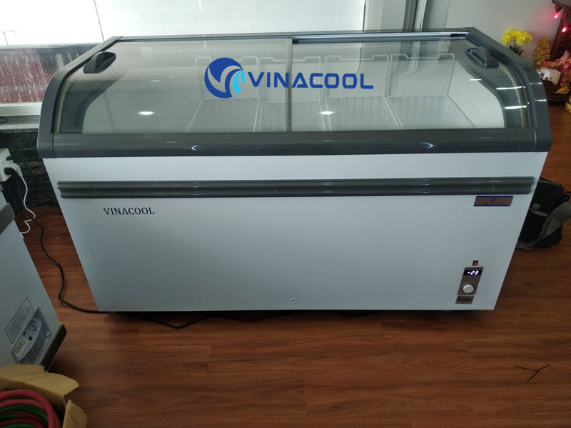 Tủ đông trưng bày 2 cánh nằm vinacool