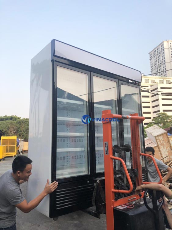 Tủ đông trưng bày thực phẩm đứng