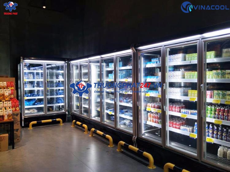 tủ đông/mát cánh kính vinacool