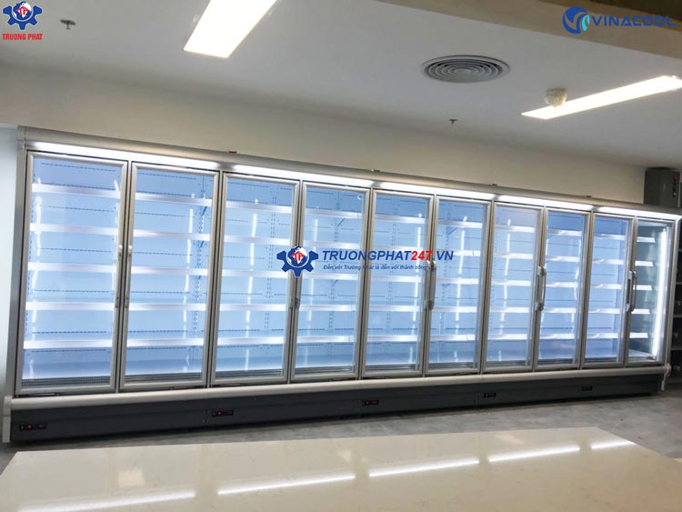 tủ đông mát siêu thị vinacool