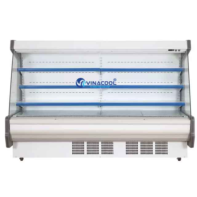 Tủ mát trưng bày thực phẩm vòm cong 4 tầng Vinacool