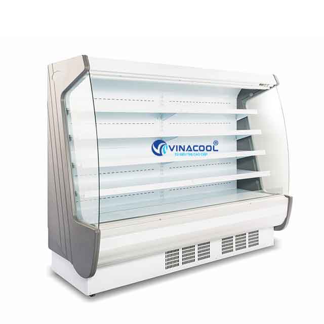 Tủ mát trưng bày cửa hở vòm cong Vinacool