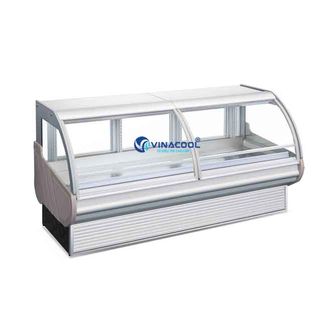 Tủ mát trưng bày thực phẩm cửa lật trước Vinacool