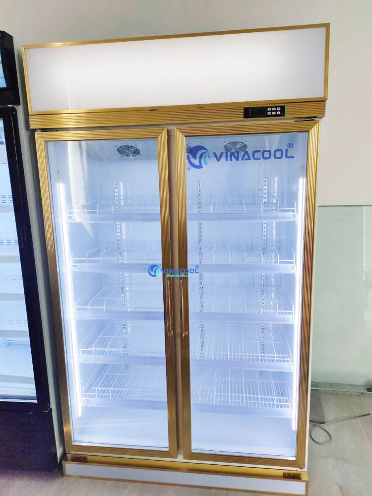 tủ vinacool 2 cánh kính