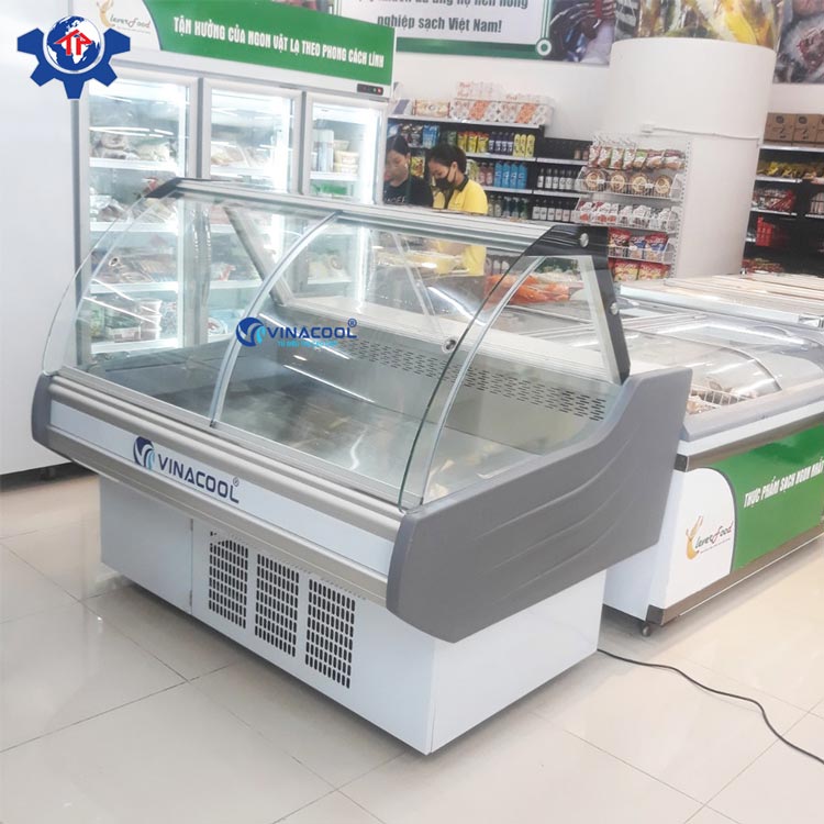 Tủ mát bảo quản thịt tươi cửa lùa trước sau