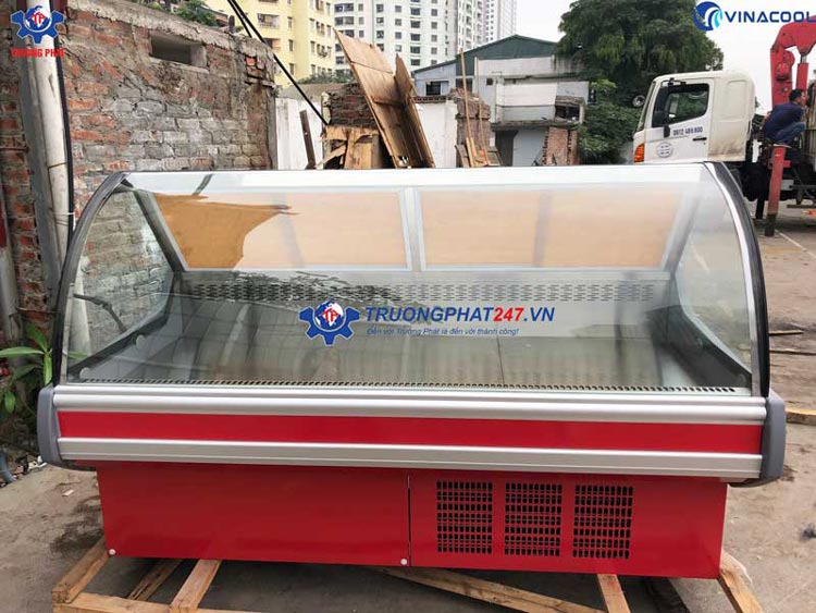 tủ thịt tươi 2m có sấy kính