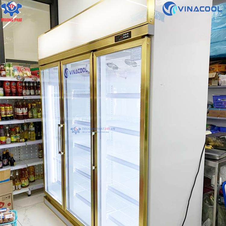 tủ mát trưng bày trái cây nước ngọt 3 cánh