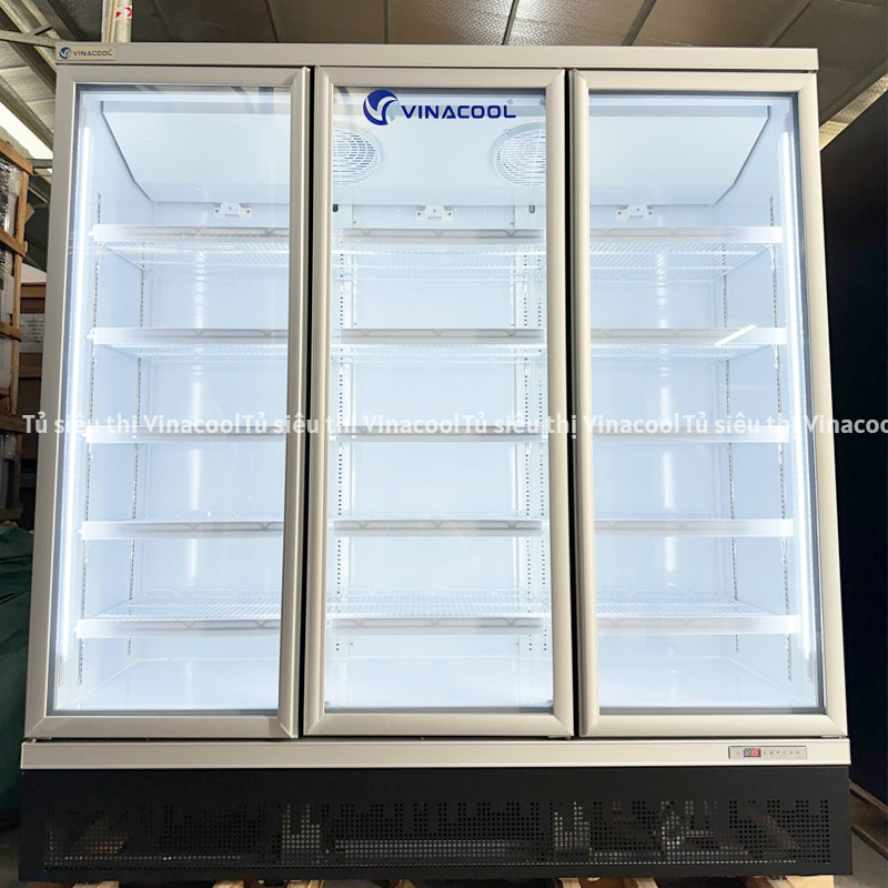 Tủ mát 3 cánh kính cao cấp Vinacool