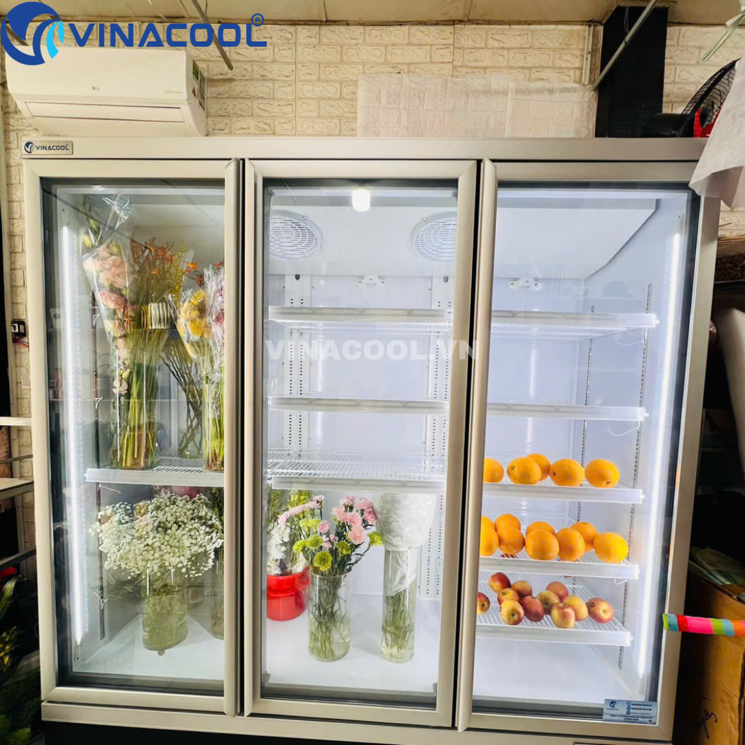 tủ mát cánh kính