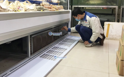 Lưu ý quan trọng khi vệ sinh tủ mát siêu thị